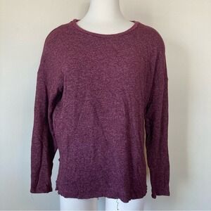 American Eagle Soft & Sexy Plush Raw Hem Sweater Size L